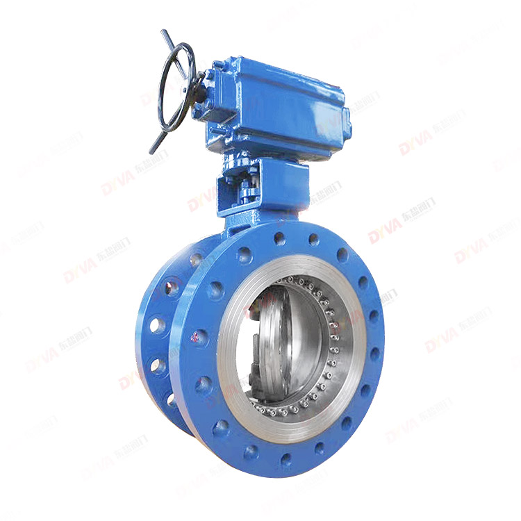 蜗轮法兰蝶阀