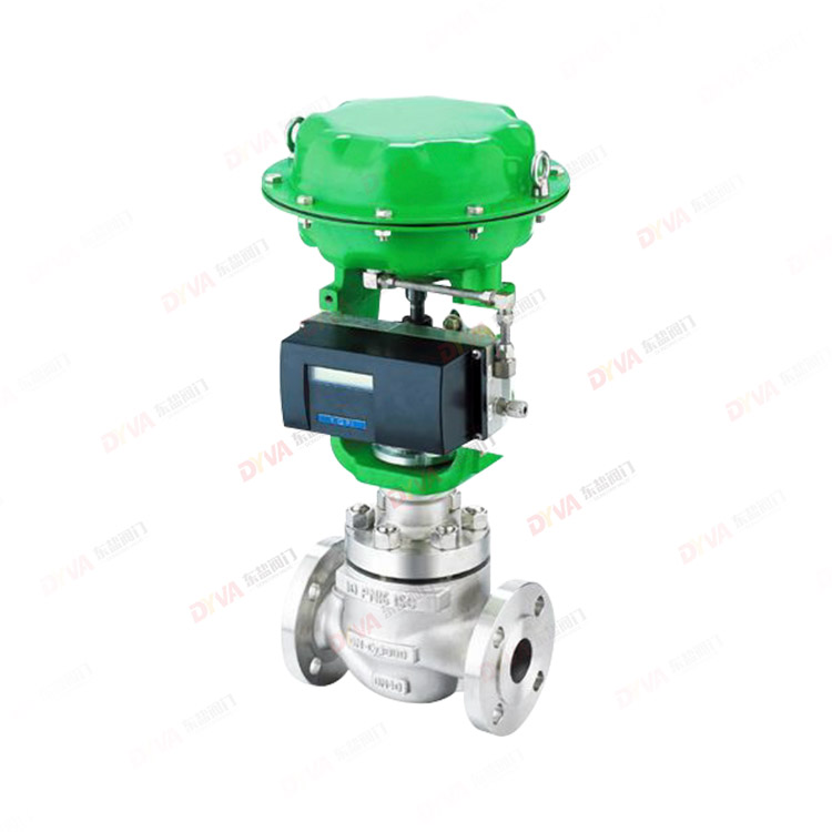 Single-seat pneumatic control valve 