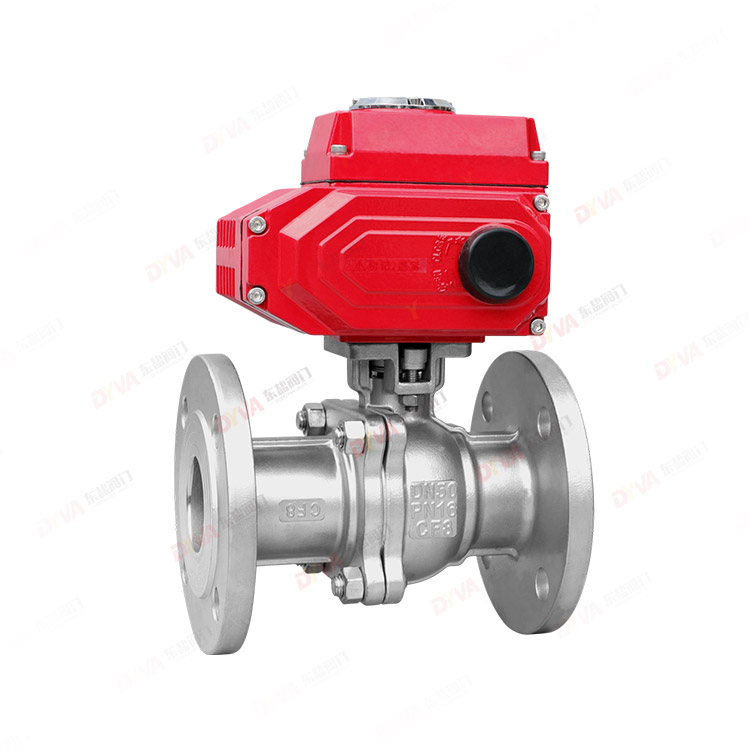 Electric flange ball valve