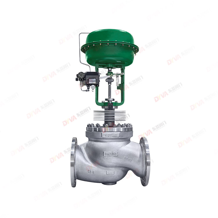 Single-seat pneumatic control valve 