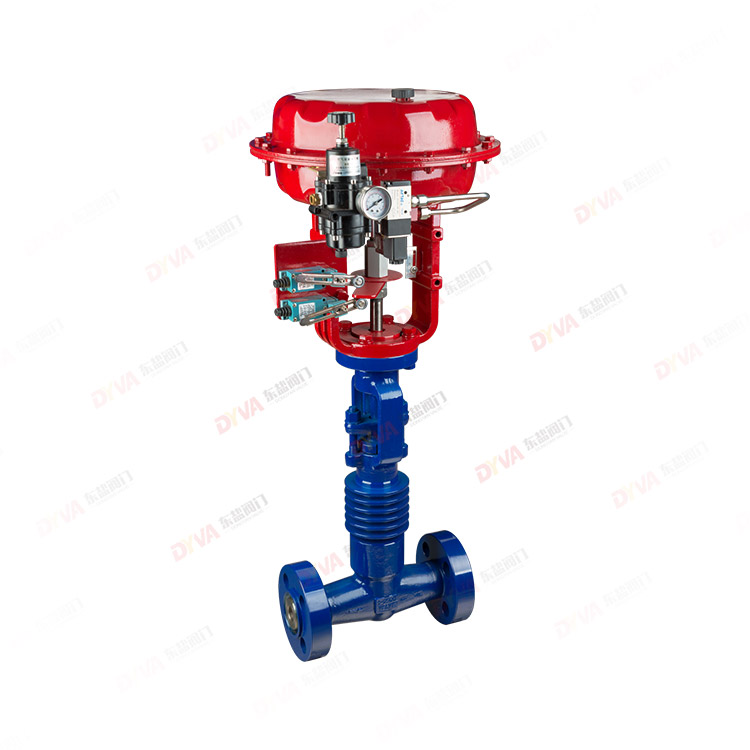 High temperature and high pressure pneumatic control valve