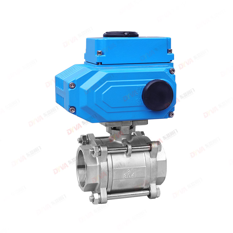 Electric sanitary grade quick release ball valve