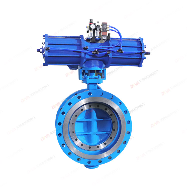 Pneumatic flange butterfly valve