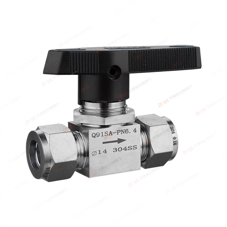 Needle type instrument valve