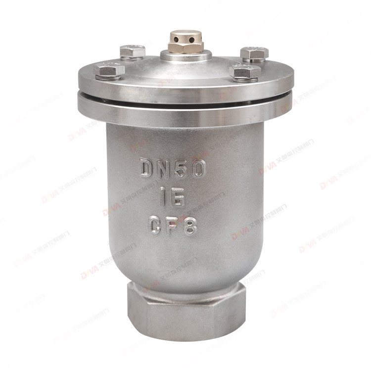 Threaded exhaust valve