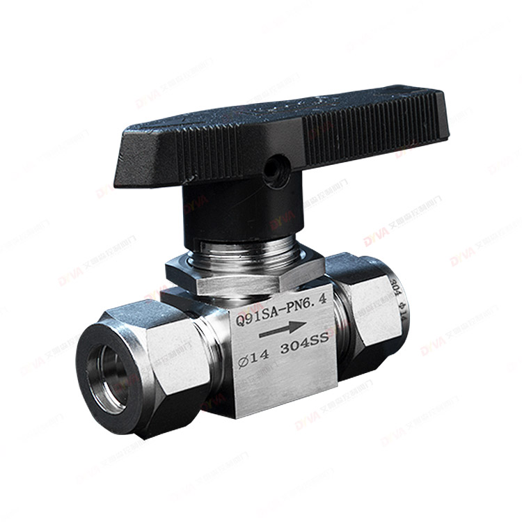 Needle type instrument valve