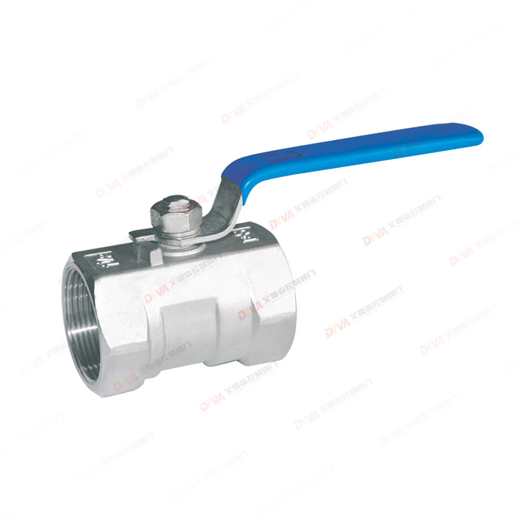 One piece ball valve