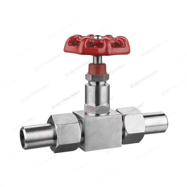 Needle type instrument valve
