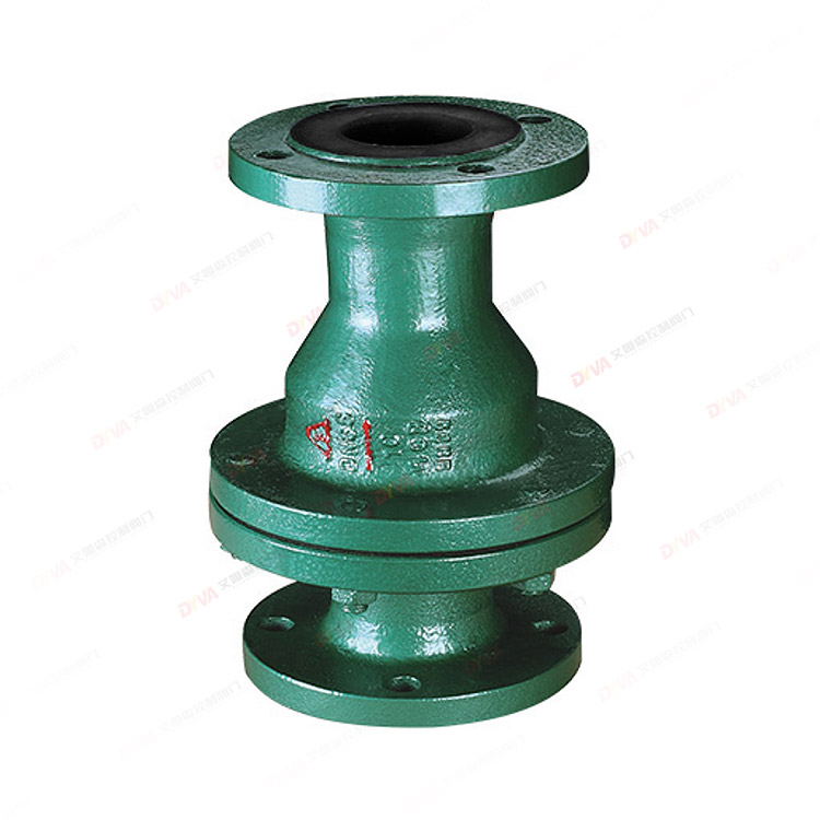 Rubber-lined check valve