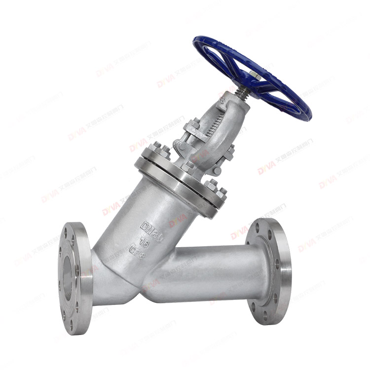 Y-Type stop valve