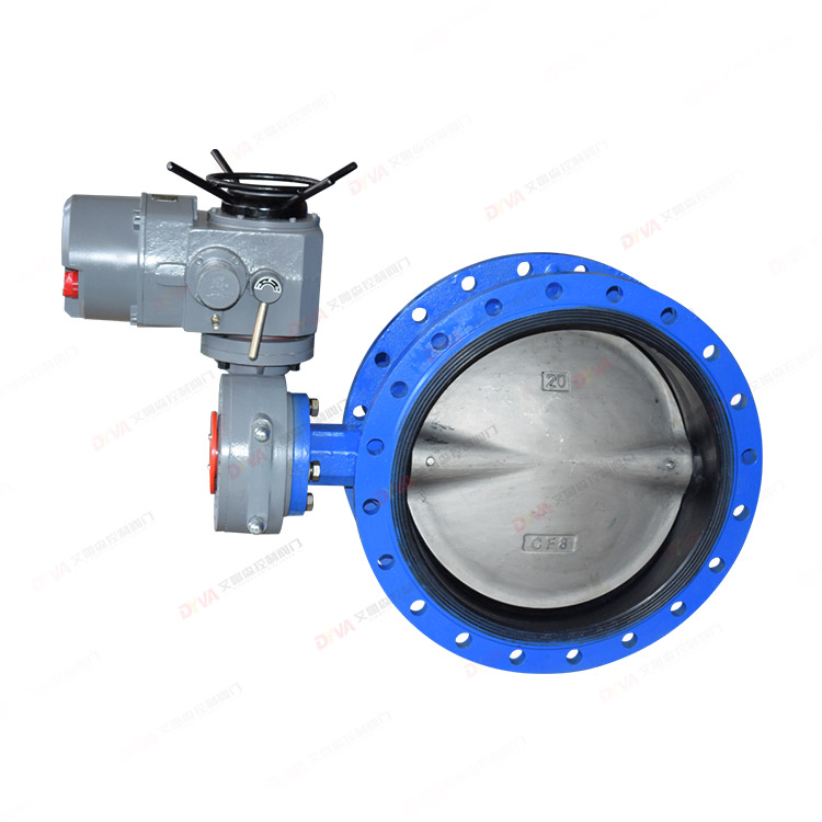 Electric lined rubber butterfly valve