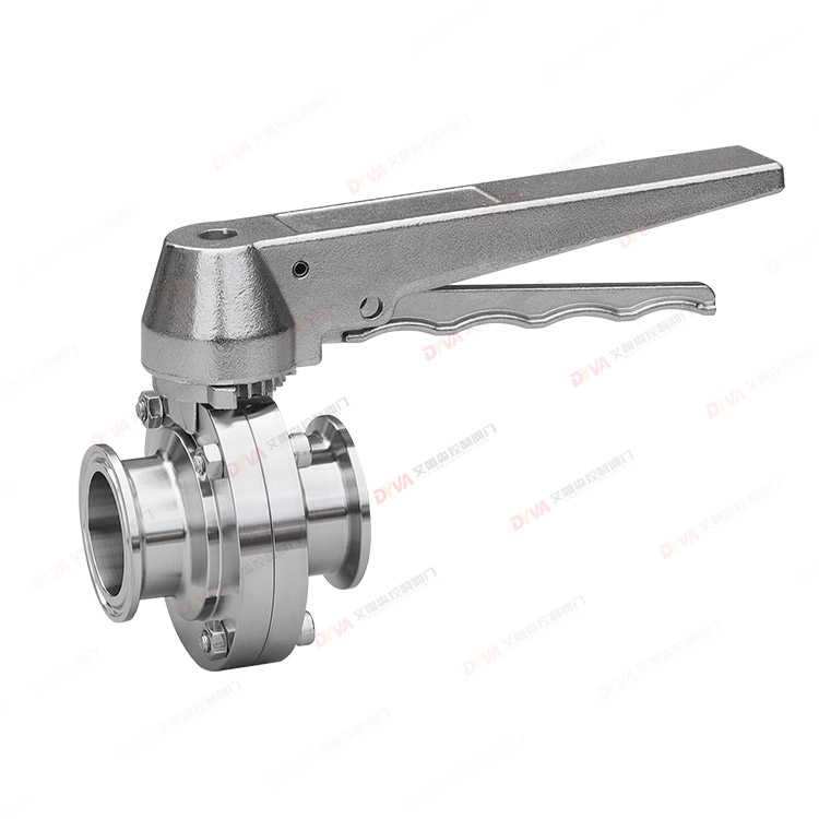 Duckbill type quick-installation butterfly valve