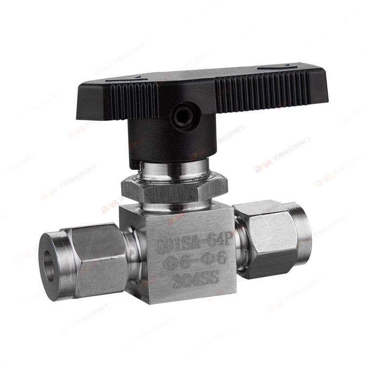 Needle type instrument valve