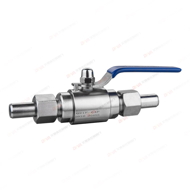 Needle type instrument valve