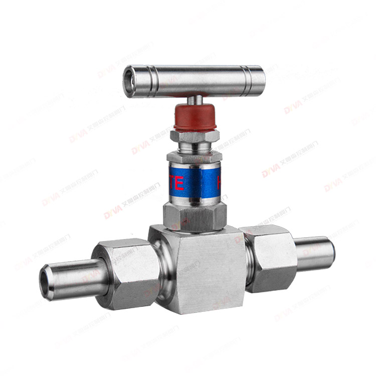 Needle type instrument valve
