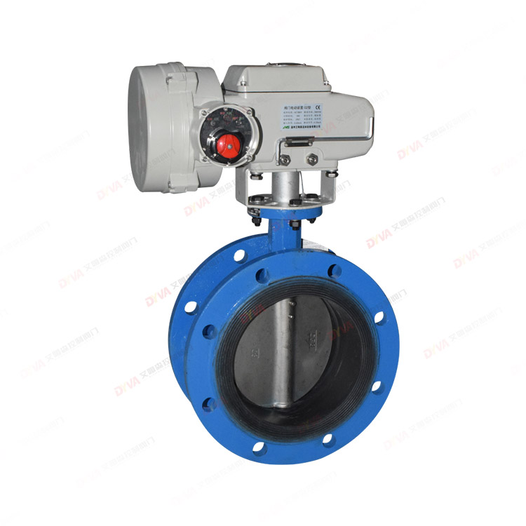 Electric lined rubber butterfly valve