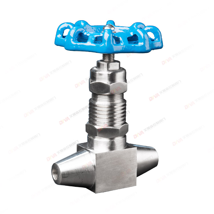 Needle type instrument valve