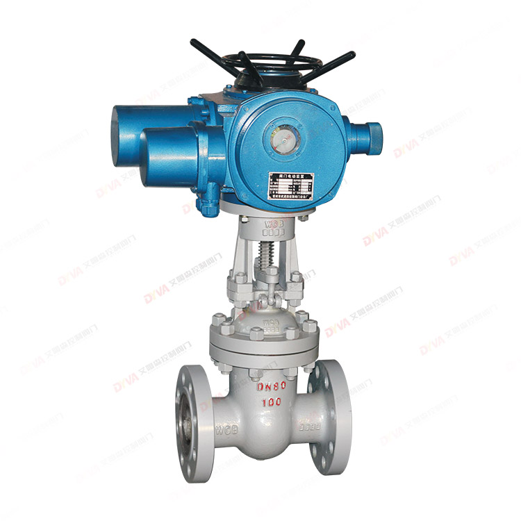 Cast steel electric gate valve