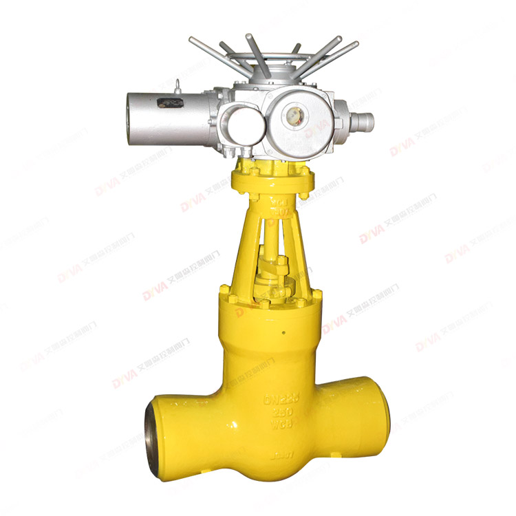 Power station gate valve