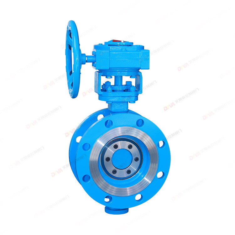 Flanged multi-layer metal hard seal butterfly valve