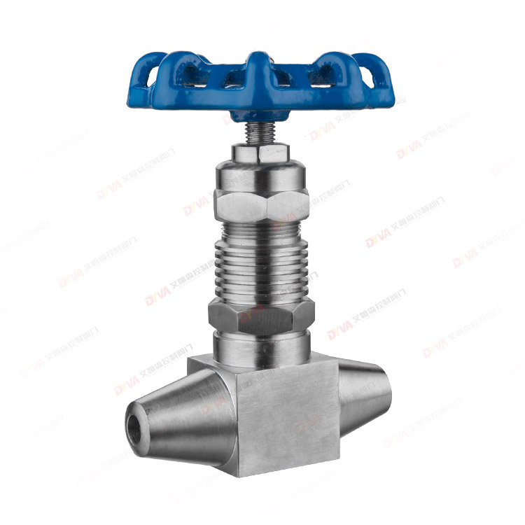 Needle type instrument valve