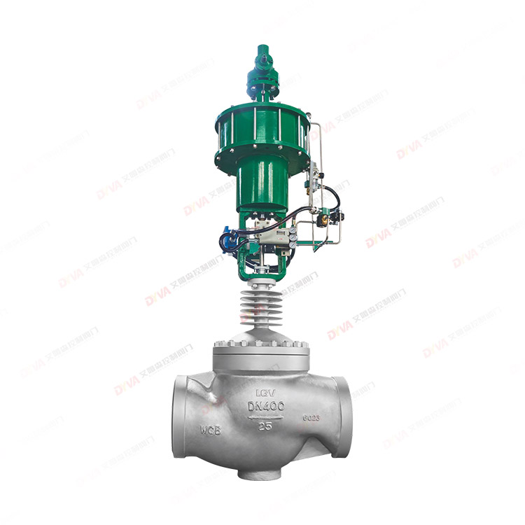 Single-seat pneumatic control valve 