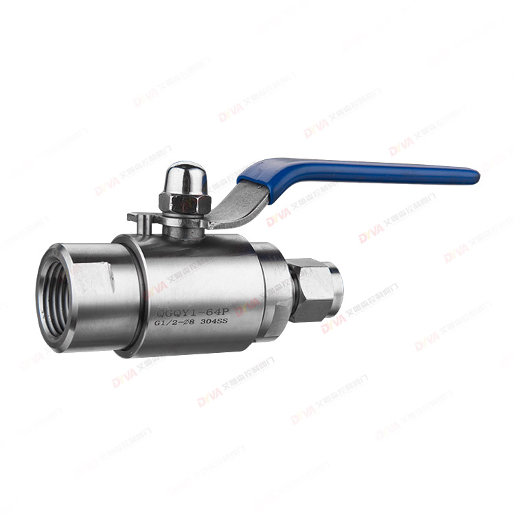 Needle type instrument valve