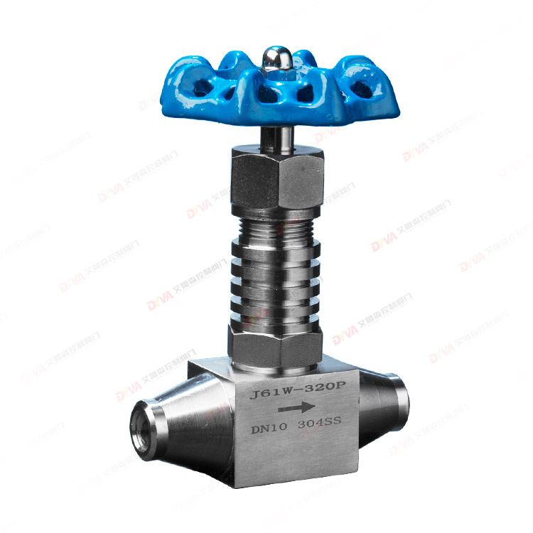 Needle type instrument valve