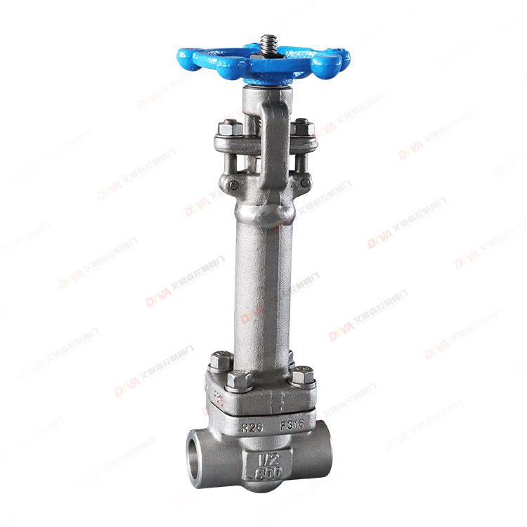 Forged steel low-temperature butt-welded gate valve