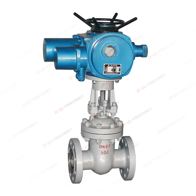 Cast steel electric gate valve