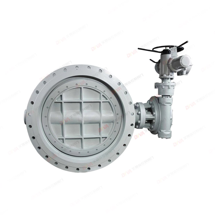 Electric flanged butterfly valve