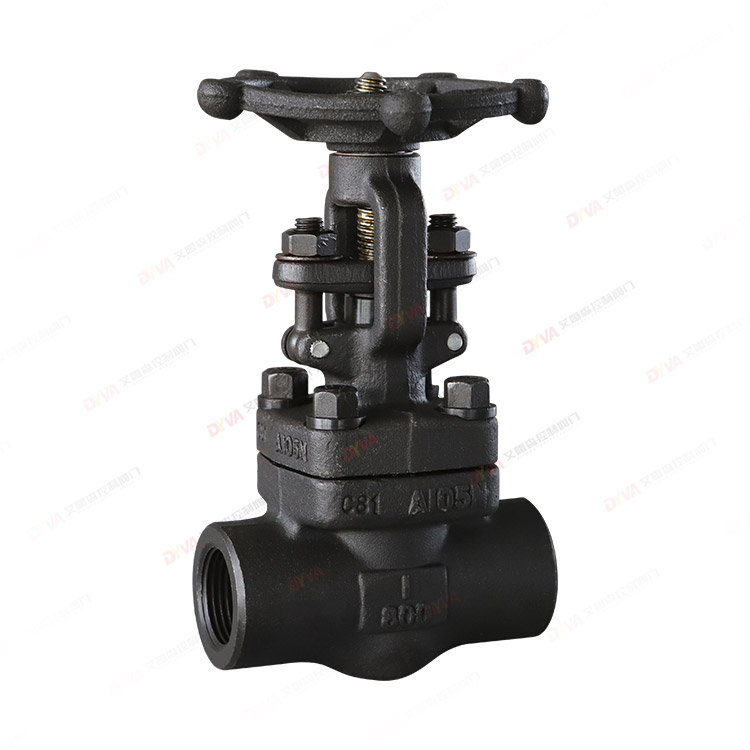 Forged steel threaded gate valve