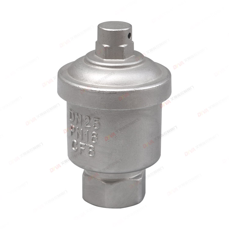 Threaded exhaust valve