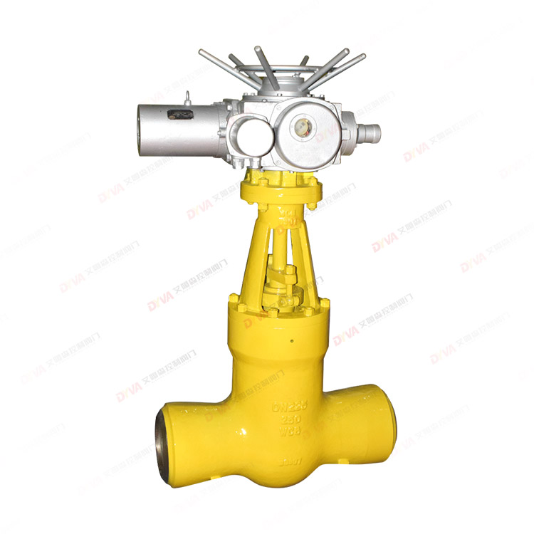 Power station gate valve