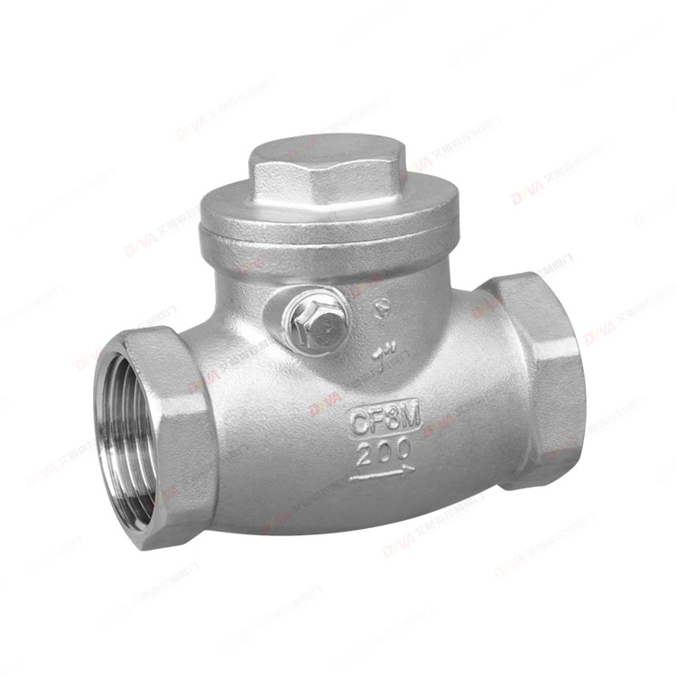 Threaded check valve