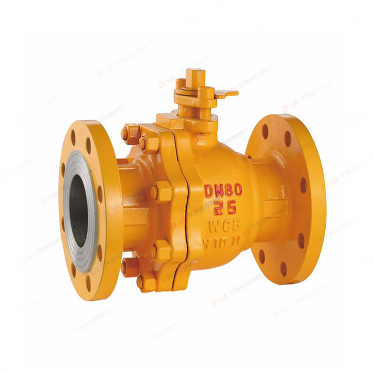 Cast steel ball valve