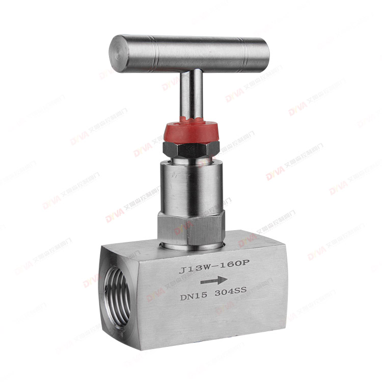 Needle type instrument valve