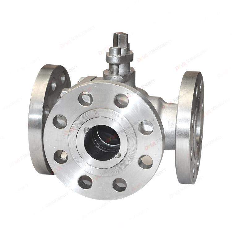 Three-way ball valve