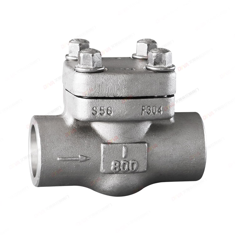 Forged steel butt-welded check valve
