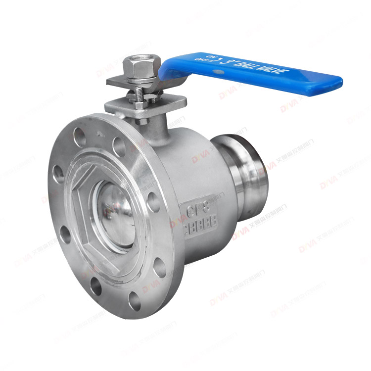 Discharge ball valve