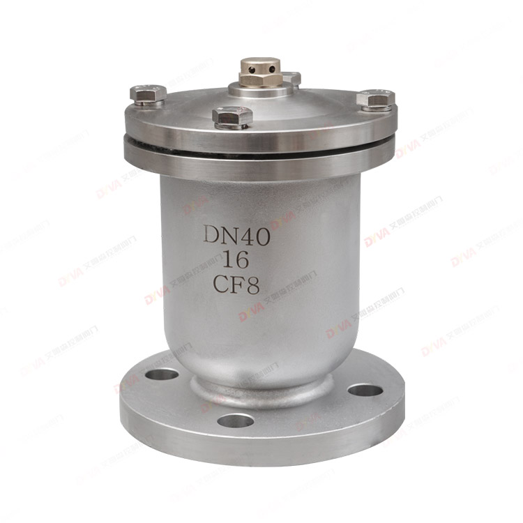 Flange exhaust valve