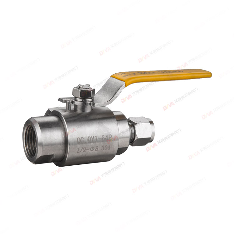 Needle type instrument valve