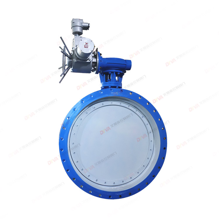 Electric flanged butterfly valve