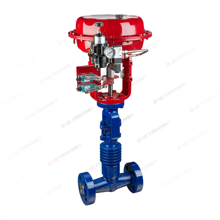 High temperature and high pressure pneumatic control valve