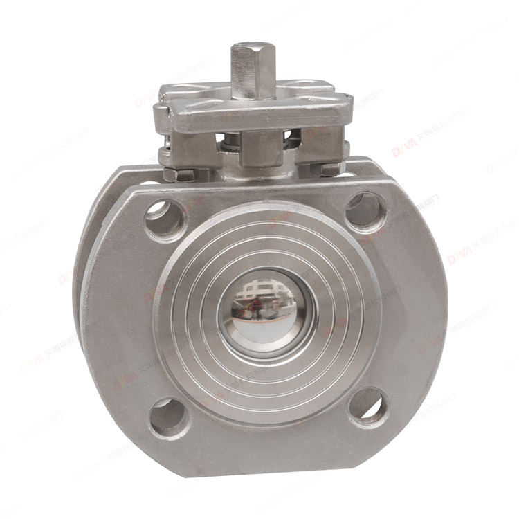 High-platform thin ball valve