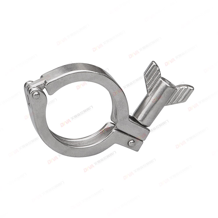 Single pin with a clamp in the middle