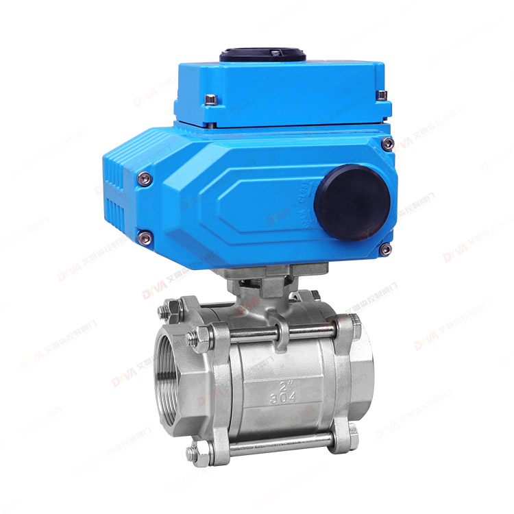 Electric sanitary grade quick release ball valve