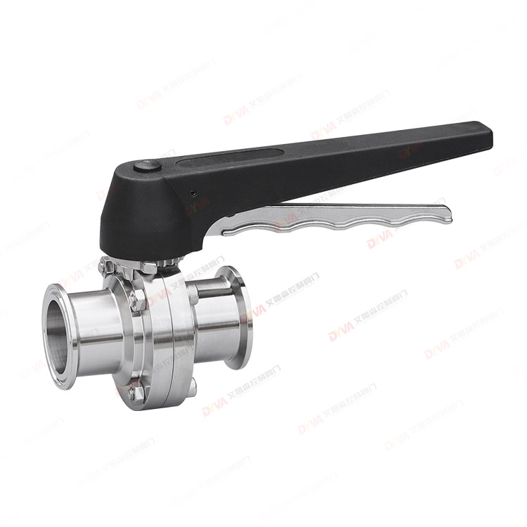 Duckbill type quick-installation butterfly valve