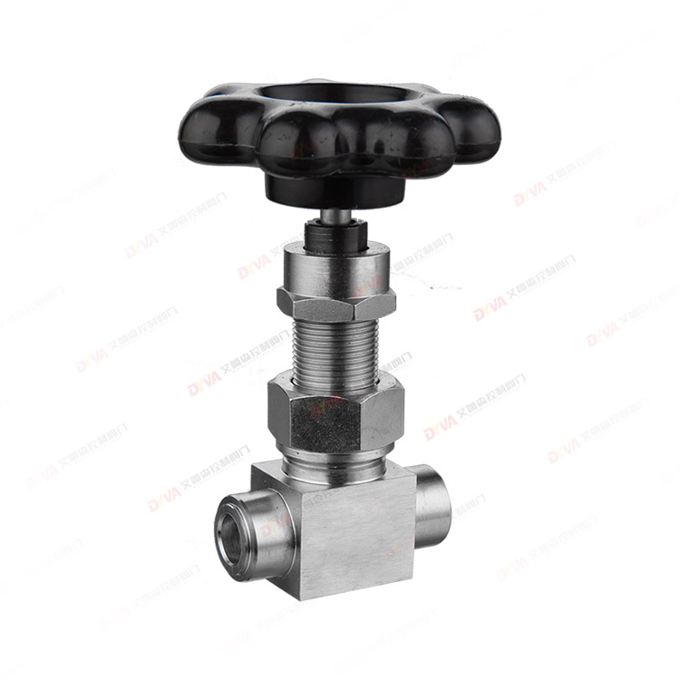 Needle type instrument valve