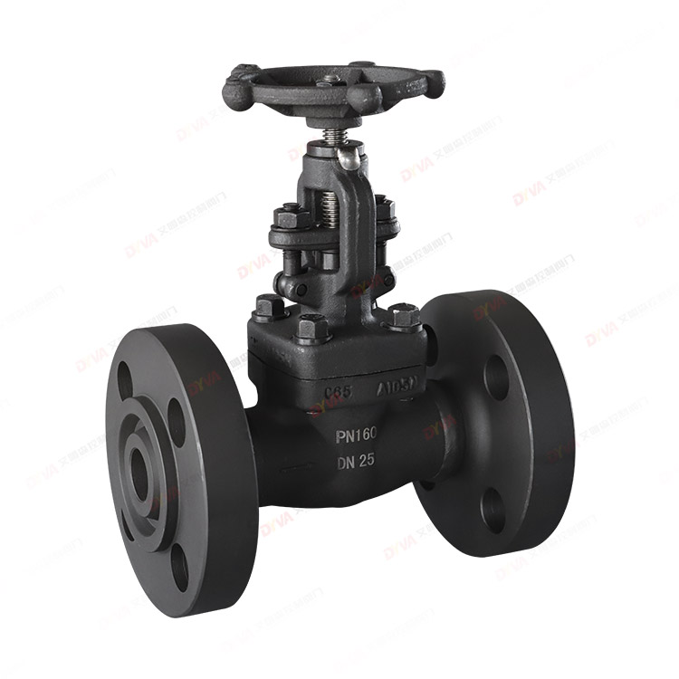 Wrought steel flange shut-off valve